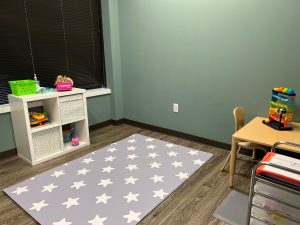 Cubbyholes, Mat and Desk | Bellaire ABA Therapy