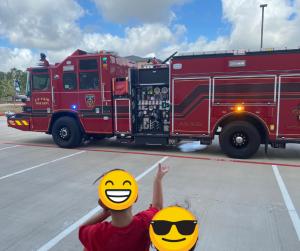 Cypress fire truck tour for children with autism