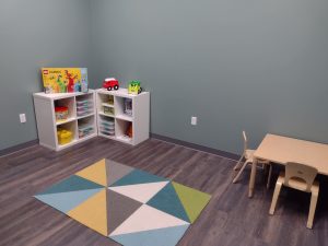 Plano TX ABA Therapy | Desk and Cubbyholes