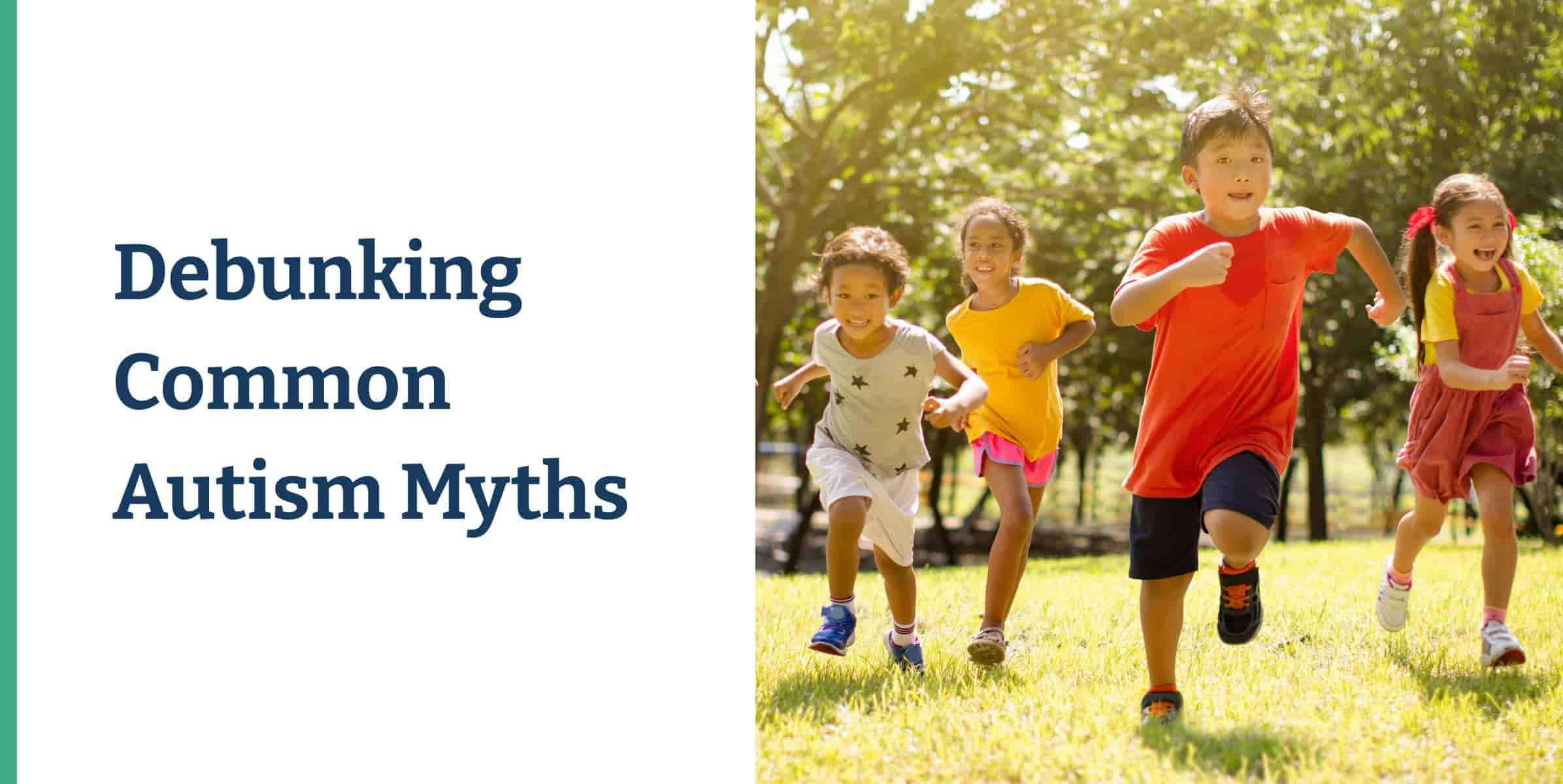 Visual representation debunking common autism myths