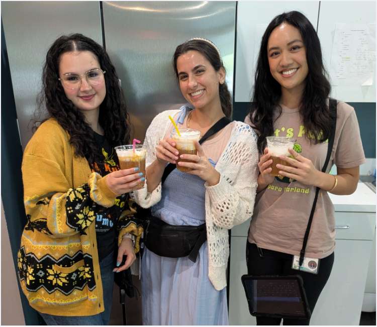 Apara Team with Coffee