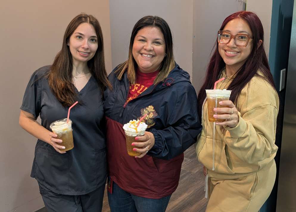 Apara Team with Coffee